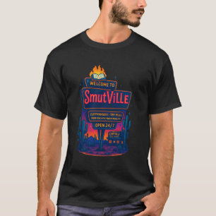 Literaire meisje boekerig Booktrovert vintage grap T-shirt
