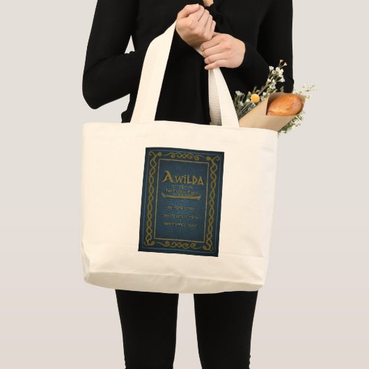 Literaire Merch Canvas tas 'Awilda' (Voorkant (product))