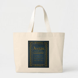 Literaire Merch Canvas tas 'Awilda'