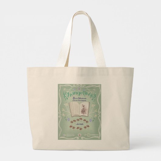 Literaire Merch Canvas tas 'Changelings' (Achterkant)