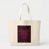 Literaire Merch Canvas tas 'Scheherazade' (Voorkant)