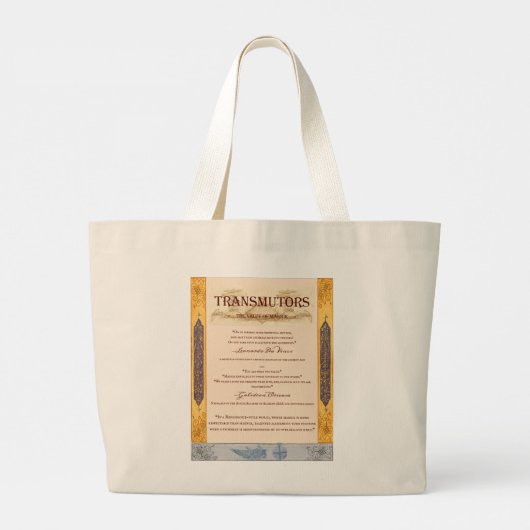 Literaire Merch Canvas tas 'Zenders' (Achterkant)
