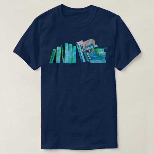 Literaire Naps Blue T-shirt (Design voorkant)