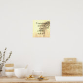 literaire natuur citeert duizend woorden Ibsen Poster (Keuken)