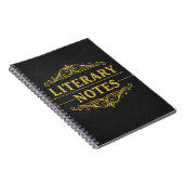 Literaire notities – Dark Academia Notitieboek (Rechterzijde)