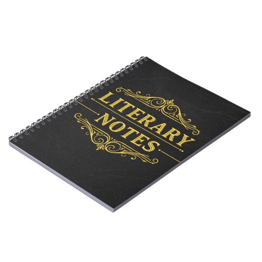 Literaire notities – Dark Academia Notitieboek (Linkerzijde)