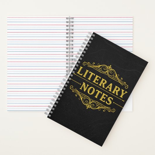 Literaire notities – Dark Academia Notitieboek (Binnen)
