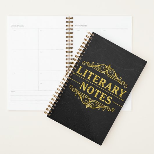 Literaire notities – Dark Academia Planner (Display)