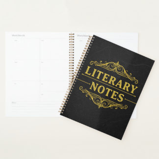 Literaire notities – Dark Academia Planner