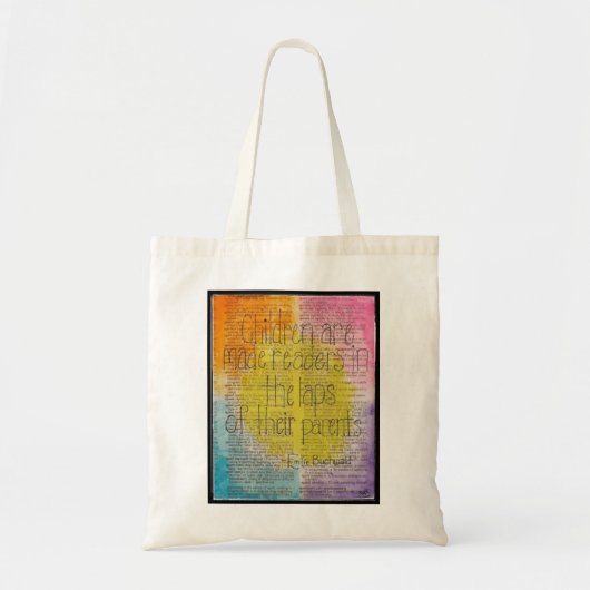 Literaire prijsopgave van kinderen als Canvas tas (Voorkant)