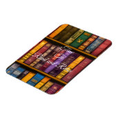 Literaire schatten - klassieke oude boeken magneet (Linkerzijde)