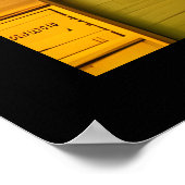 Literaire schatten - klassieke oude boeken poster (Hoek)