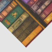 Literaire schatten - klassieke oude boeken tissuepapier (Detail)