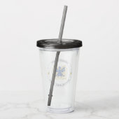 Literaire Society Tumbler Acryl Drinkbeker (Achterkant)