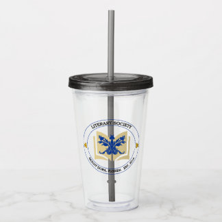 Literaire Society Tumbler Acryl Drinkbeker