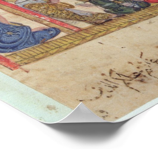 Literaire vergadering poster (Hoek)