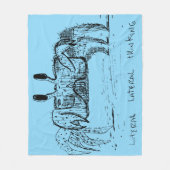 Literal Lateral Thinking Fleece Deken (Voorkant)