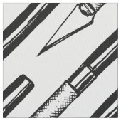 Literally Edgy - Het herhalende Exacto Knife patro Stof (Close Up)
