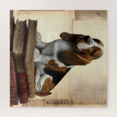 Literary Basset Hound Legpuzzel (Horizontaal)