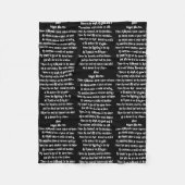 Literary Blanket Fleece Deken (Voorkant)