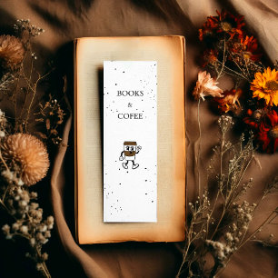 Literary Brews Boeken & Koffie Bladwijzer Contactkaartje