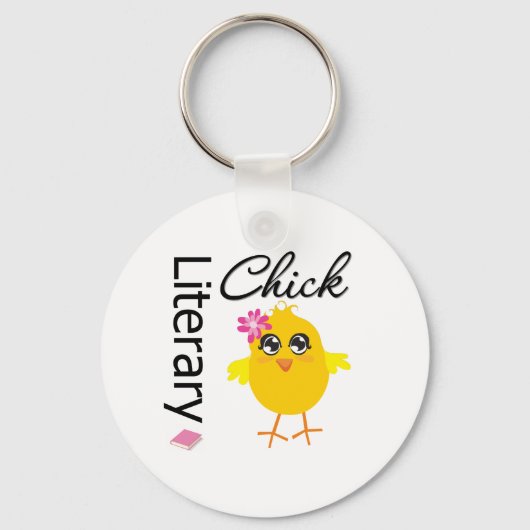 Literary Chick Sleutelhanger (Voorkant)