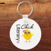 Literary Chick Sleutelhanger (Voorkant)