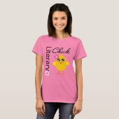 Literary Chick T-shirt (Voorkant volledig)