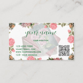 Literary Folded Business Card Design Visitekaartje