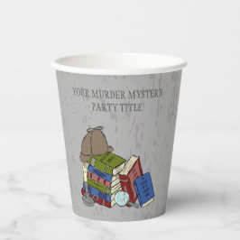 Literary Murder Mystery Dinner Party Papieren Bekers