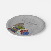 Literary Murder Mystery Dinner Party Papieren Bordje (Gekanteld)