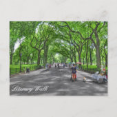 Literary Walk - Central Park, New York Briefkaart (Voorkant)