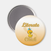 Literate Chick Magneet (Voorkant / Achterkant)