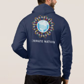 Literate natie Hoodie (Achterkant)