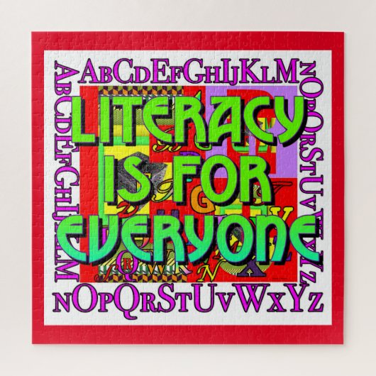 LITERATIE IS VOOR IEDEREEN LEGPUZZEL (Verticaal)