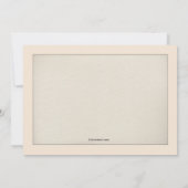 Literatuur Afstuderen Invitation Kaart (Achterkant)