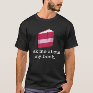 Literatuur Fan Book Vraag me om boek T-shirt