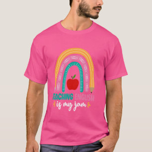 Literatuur Grammatica Politie Engels leraar Sarcas T-shirt