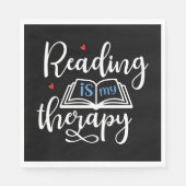 Literatuur is leren servet (Voorkant)