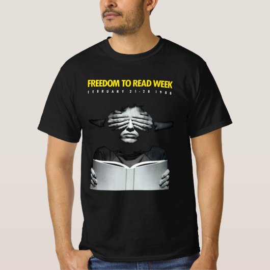Literatuur is vrijheid om onkruid te lezen t-shirt (Voorkant)