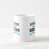 Literatuur is waar het leven STOPs.w Koffiemok (Center)