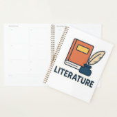 Literatuur Onderwerp Sticker – Boek & Quill Planner (Display)