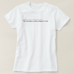 Literatuur over dit onderwerp t-shirt