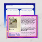 Literatuur, reisschrijven, Marco Polo Briefkaart (Voorkant / Achterkant)