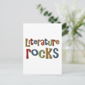 Literatuur Rocks Briefkaart (Staand voorkant)