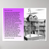 Literatuur, Shakespeare, alles is een podium Poster (Voorkant)