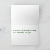 Lites en Ornamenten Feestdagen Kaart (Binnen)