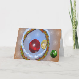 Lites en Ornamenten Feestdagen Kaart