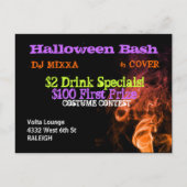 Lites & Smoke Halloween Bash Uitnodiging / Flyer (Achterkant)