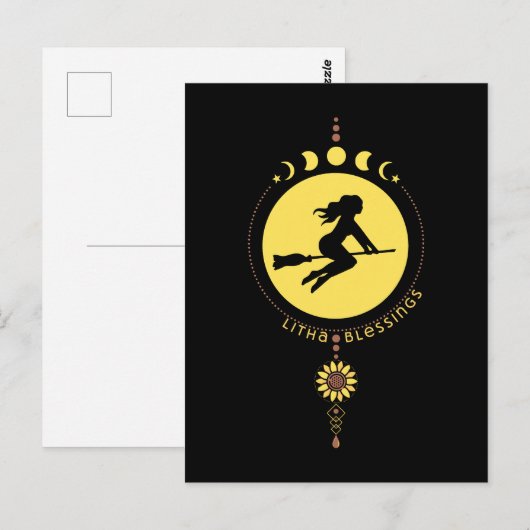 Litha Blessings Briefkaart (Voorkant / Achterkant)